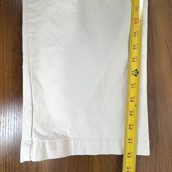 Banana Republic High Rise Authentic Chino Off White Cream Womens Pants Size 16 - Picture 10 of 14